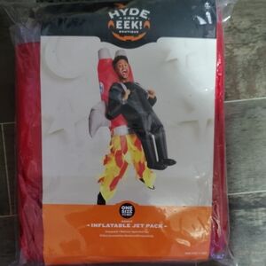Hyde & EEK! Adult Inflatable Rocket Pack Costume - Red and Black